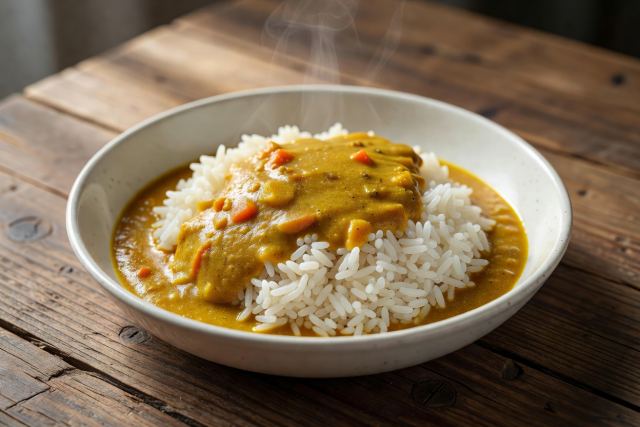 Arroz al curry