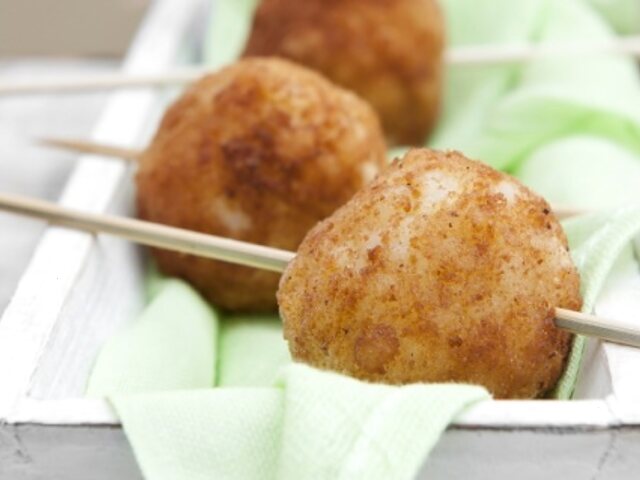 Bolitas de arroz y queso
