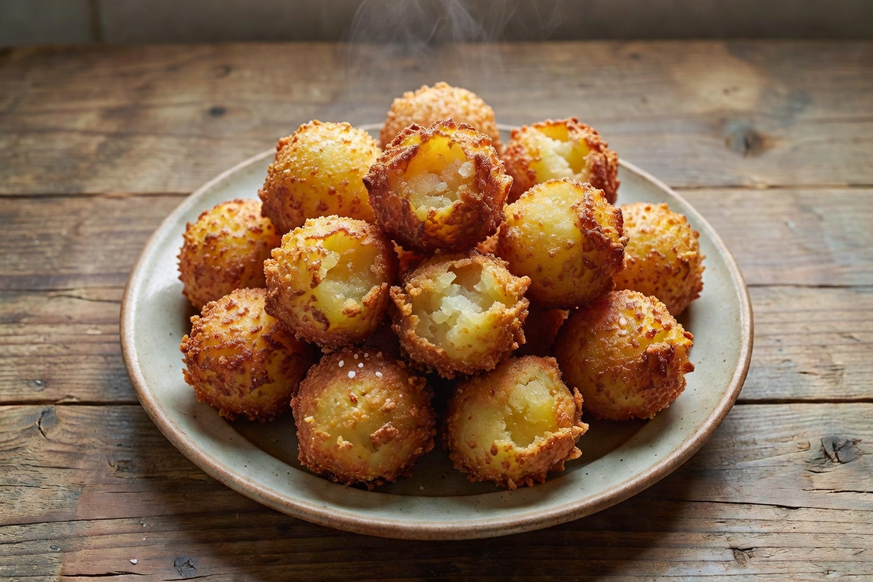 Bolitas de patata crujientes