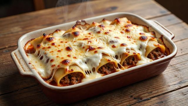 Canelones de carne