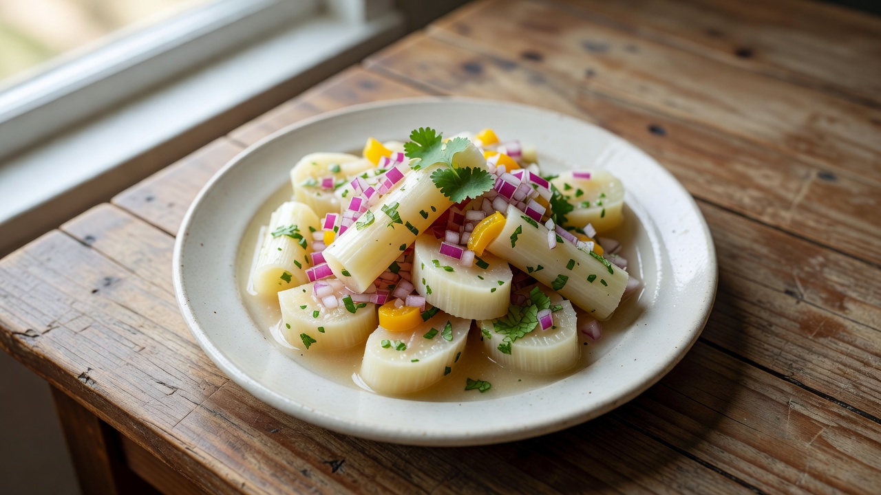 Ceviche de palmitos