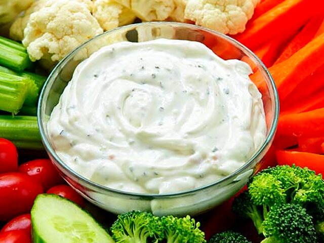 Dip cremoso de pepino