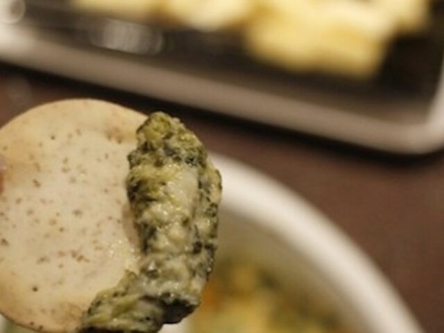 Dip de espinaca y queso