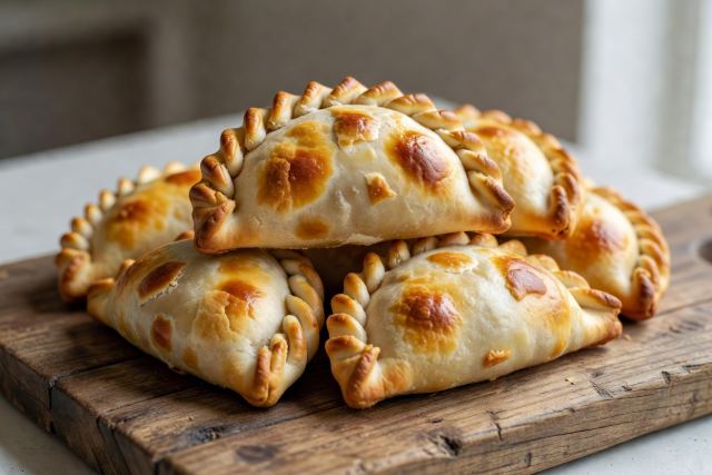 Empanadas de pino al horno