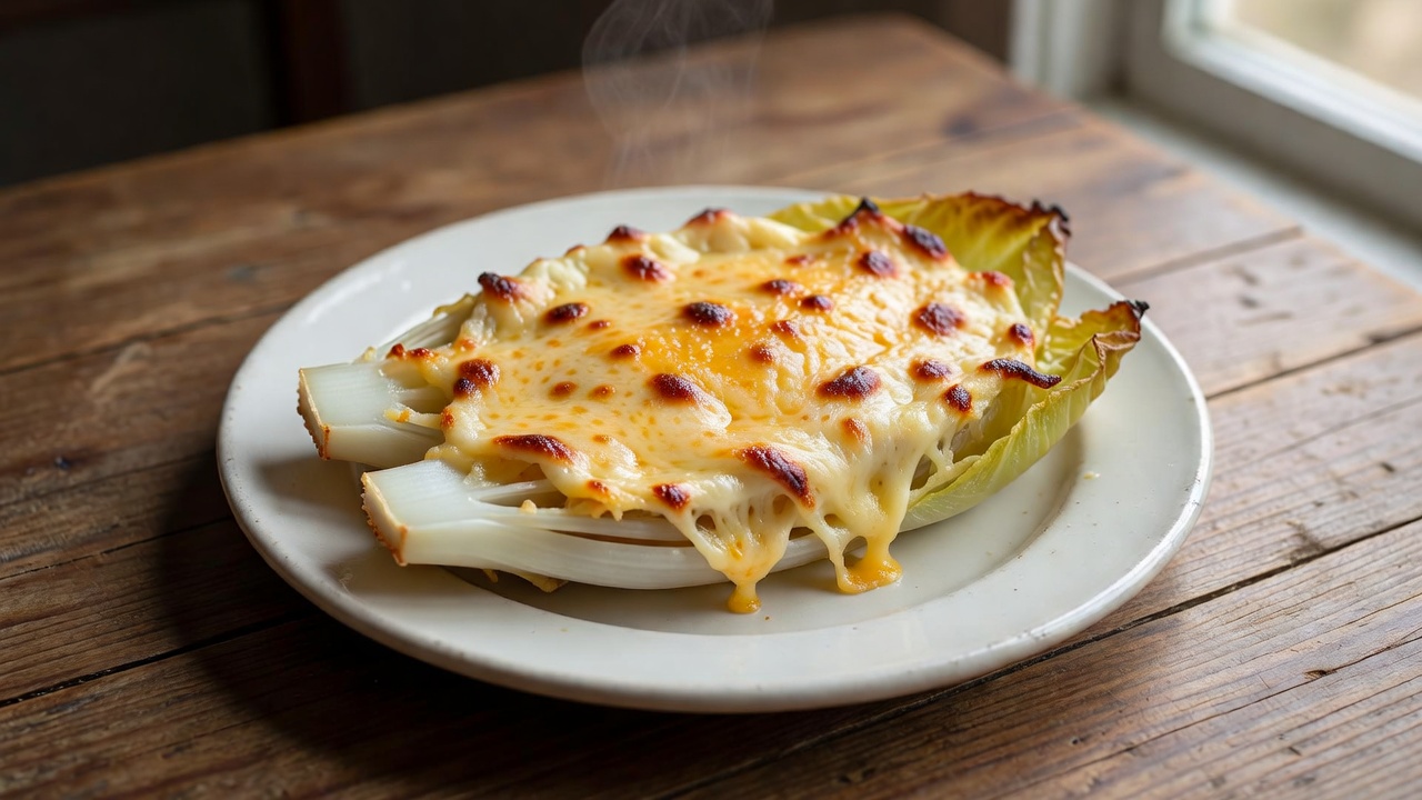 Endivias gratinadas