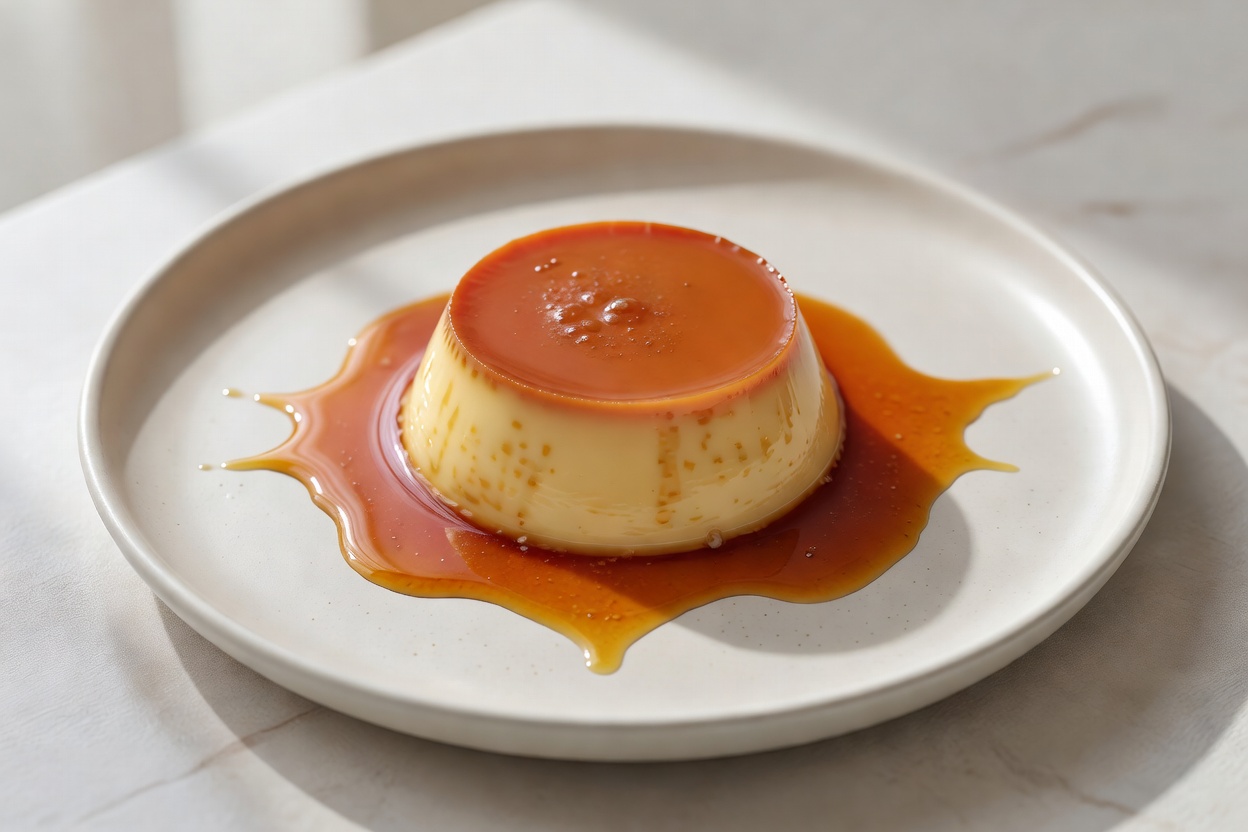 Flan de leche condensada