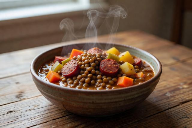 Lentejas con chorizo