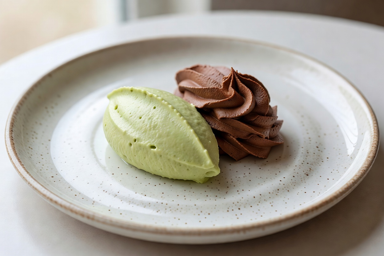 Mousse de palta y cacao