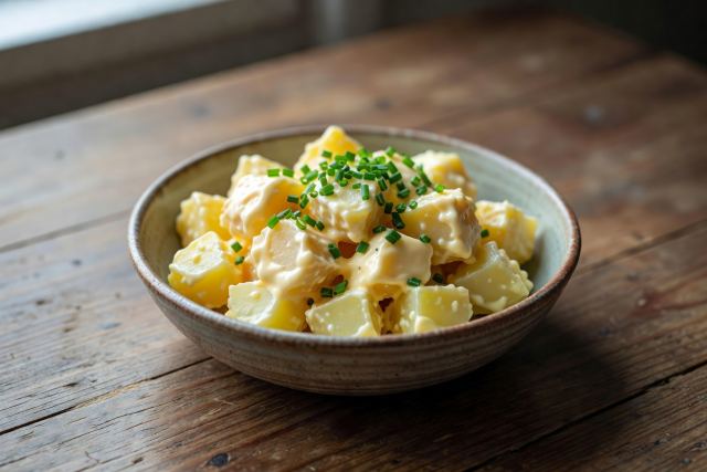 Papas mayonesa casera