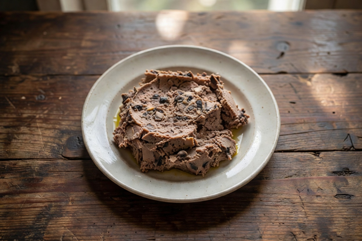 Paté vegetariano de champiñones