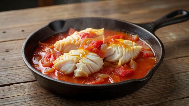 Pescado al jugo