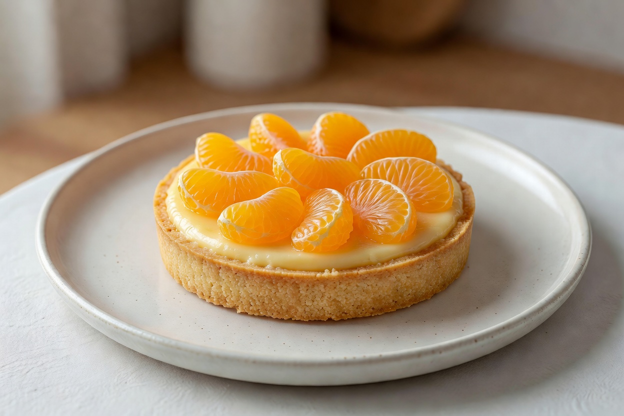 Pie de mandarinas