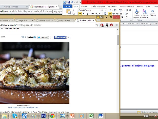 Pizza de coliflor