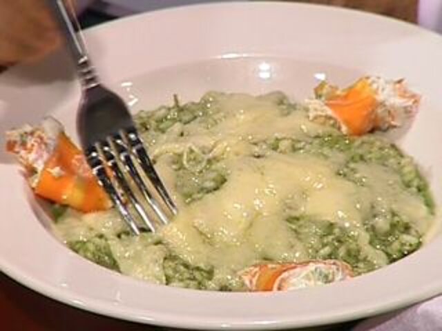 Rissotto de espinaca