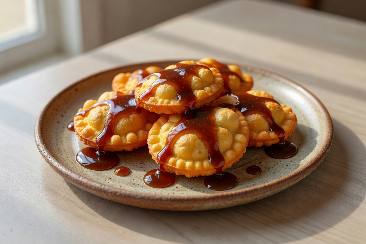 Sopaipillas con chancaca