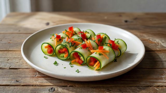 Sushi de Calabacín Bajo en Carbohidratos ¡6