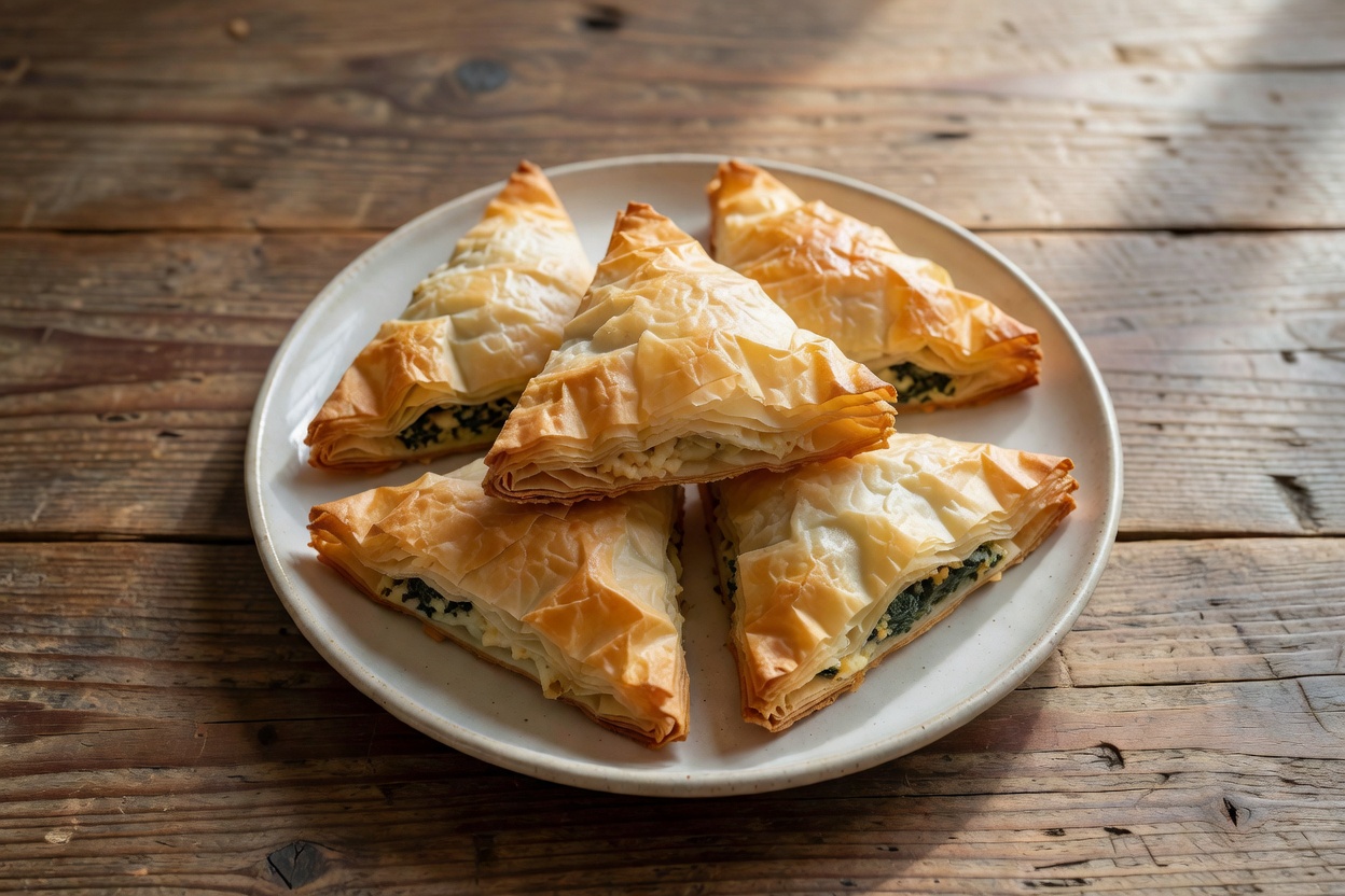 Triángulos de masa filo